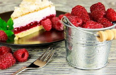 Raspberry cake
