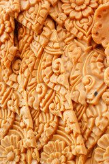 Large wax candles used at the festival.