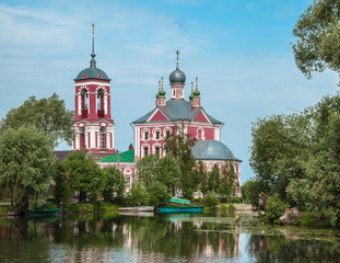 Forty Martyrs Church on  river Trubezh Pereslavl Zalessky