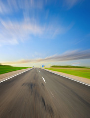 Fototapeta premium along the road