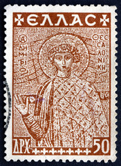 Postage stamp Greece 1948 St. Demetrius of Thessaloniki