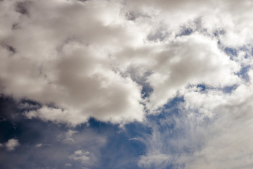 Fototapeta premium blue sky background with white clouds