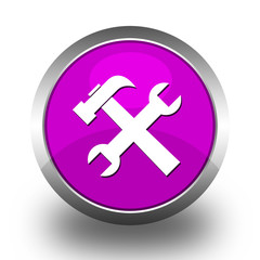 Obraz premium BOUTONS RONDS VIOLET