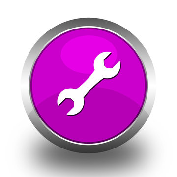 BOUTONS RONDS VIOLET