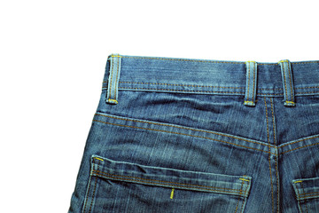 Denim Pocket Closeup ; texture background of jeans
