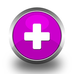 Fototapeta premium BOUTONS RONDS VIOLET