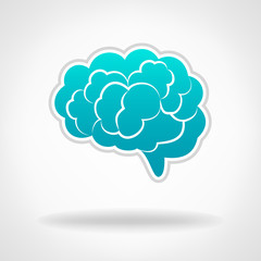 Brains, Silhouette Illustration