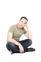 Man doing different expressions