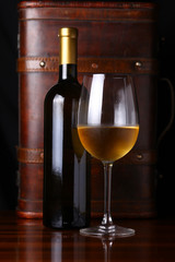 Bottle of white wine
