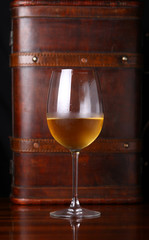Glass of white wine