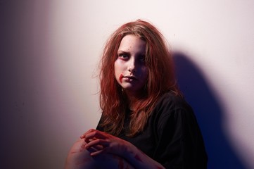 Girl patient psychological hospital