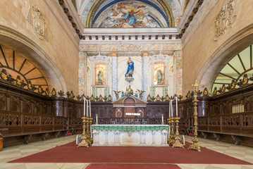 Fototapeta na wymiar Altar at the Cathedral of Havana