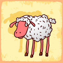 cartoon sheep illustration