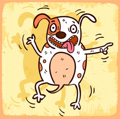 cartoon dog illustration