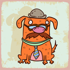 cartoon dog illustration