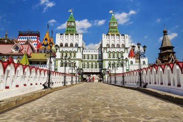 Obraz premium building Izmailovo Kremlin, Moscow, Russia