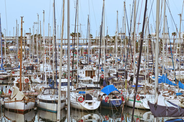 Sailboat and sailing ship