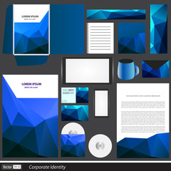 vector corporate identity for business