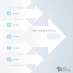 Infographics Background Mainstream_White Arrows