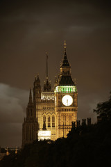 Obraz premium Westminster Palace at night