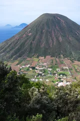 Tuinposter Italian Aeolian Islands mountain volcano Sicily © Phototribe