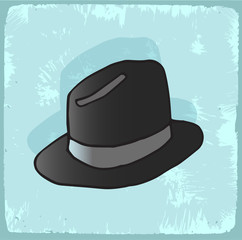 Cartoon hat illustration