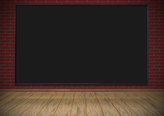 blank blackboard