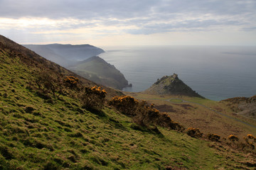 The cliffs of Exmoor
