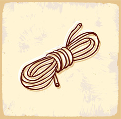 Cartoon rope illustration