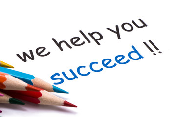 we help you succeed