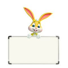 Easter Bunny with display board