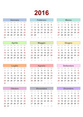 italian calendar