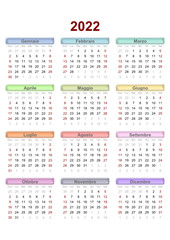 italian calendar