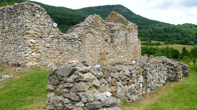 The ruins of the Hussite Church - Lucka, near Roznava, Slovakia