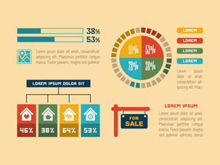 Real Estate Infographic Element