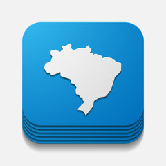 square button: brazil