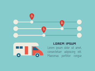 Transportation Infographic Element