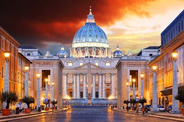 Fototapete Rund Rom, Vatikanstadt © TTstudio
