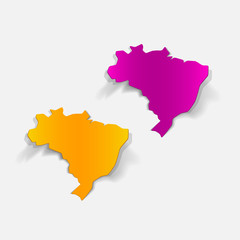realistic design element: brazil