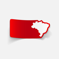realistic design element: brazil
