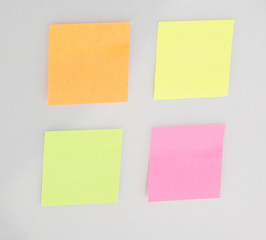 Empty sticky notes