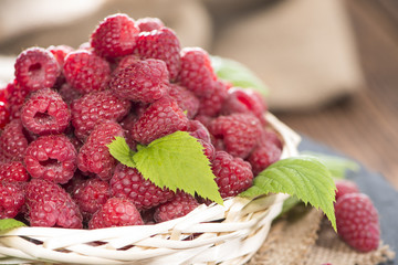 Healthy Raspberries