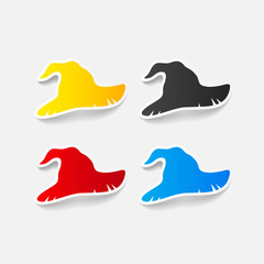 realistic design element: witch hat