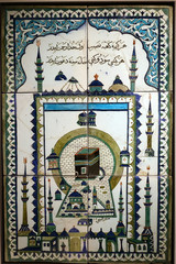 représentation du site de la Mecque