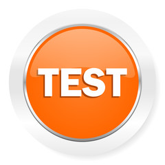 test orange computer icon
