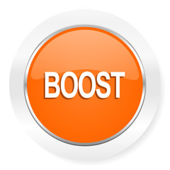 boost orange computer icon