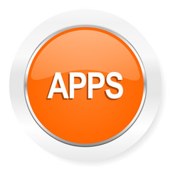 apps orange computer icon
