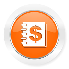 money orange computer icon