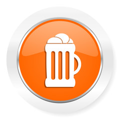 beer orange computer icon