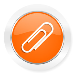 paperclip orange computer icon